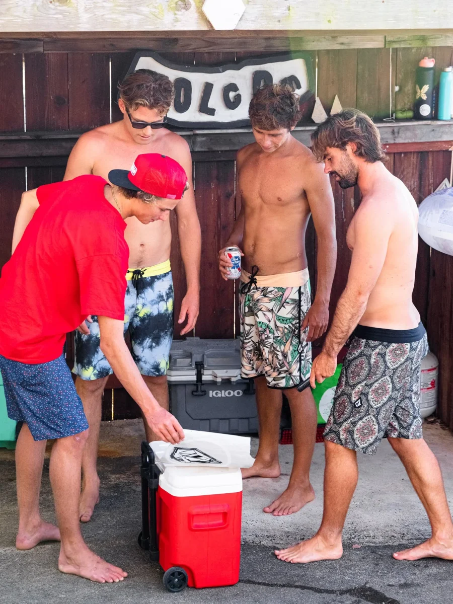 Boardshort Scallop Mod-tech 19" - MARTINI OLIVE – Image 3