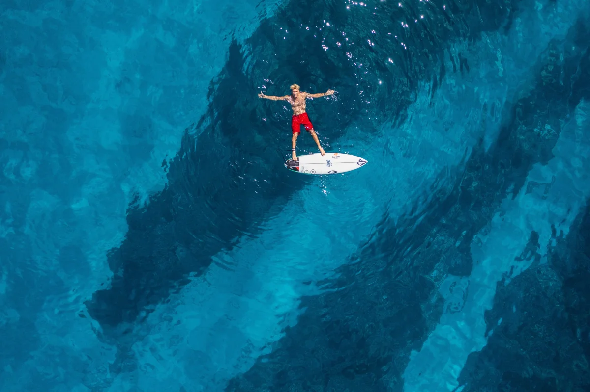 Boardshort Surf Vitals J Robinson 20" - RED – Image 8