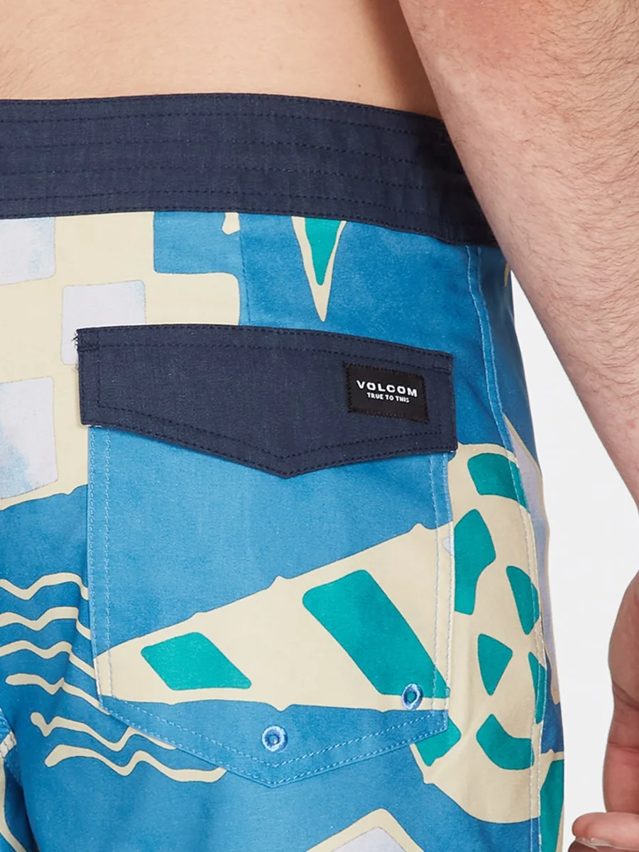 Boardshort Geo Stoney 19" - AGED INDIGO – Image 4