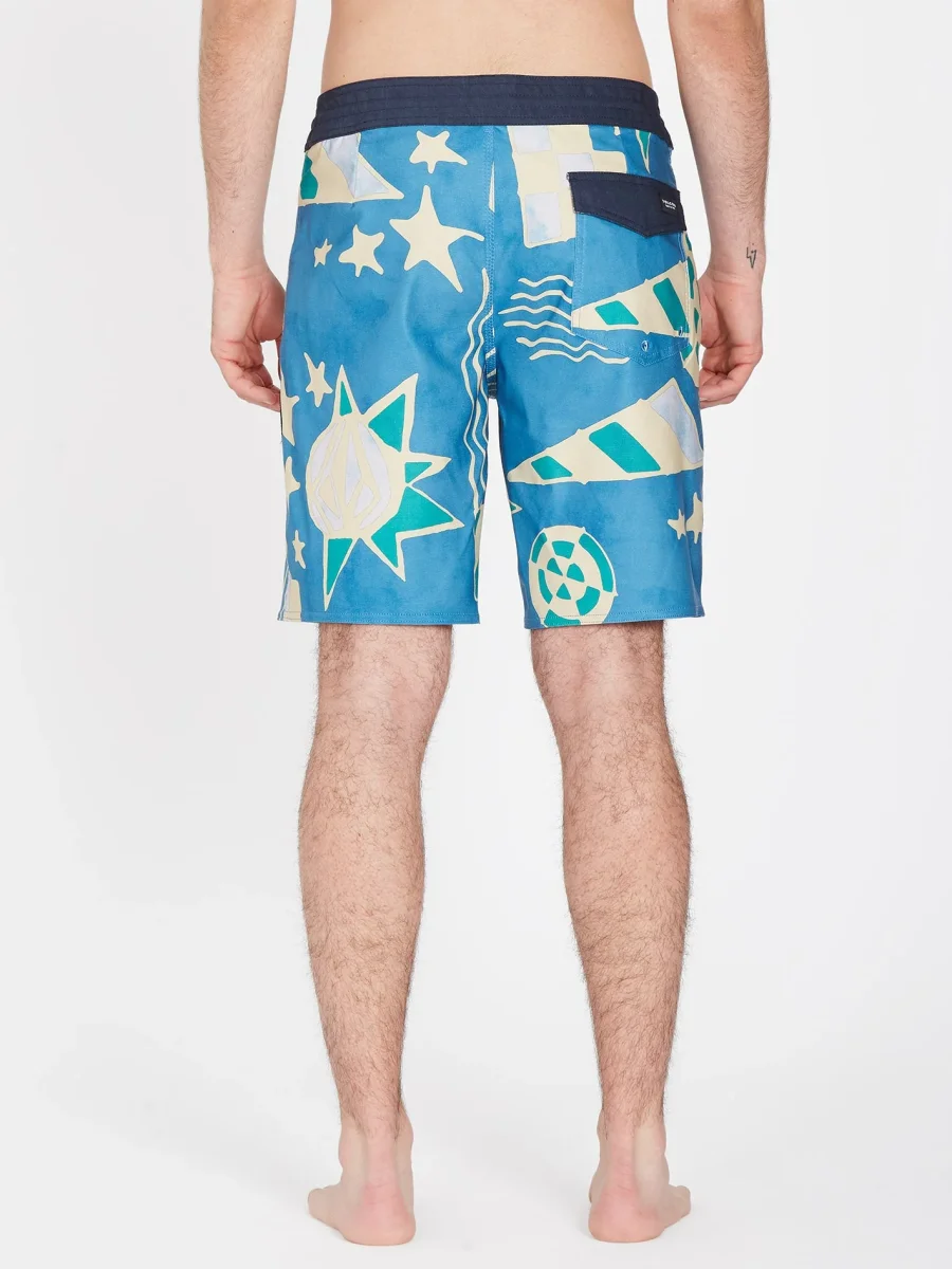 Boardshort Geo Stoney 19" - AGED INDIGO – Image 2