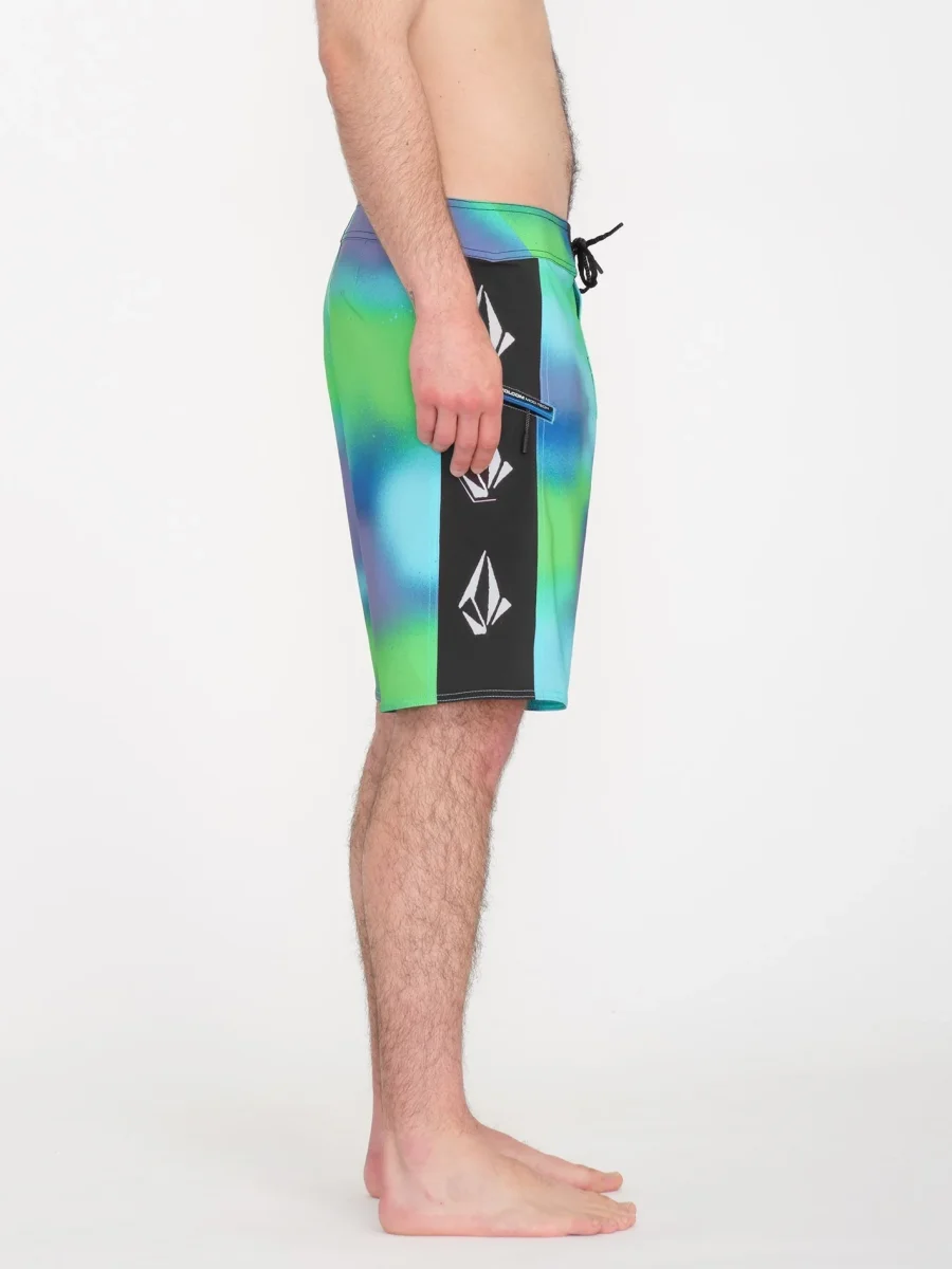 Boardshort Lido Iconic Mod 19" - ELECTRIC GREEN – Image 4