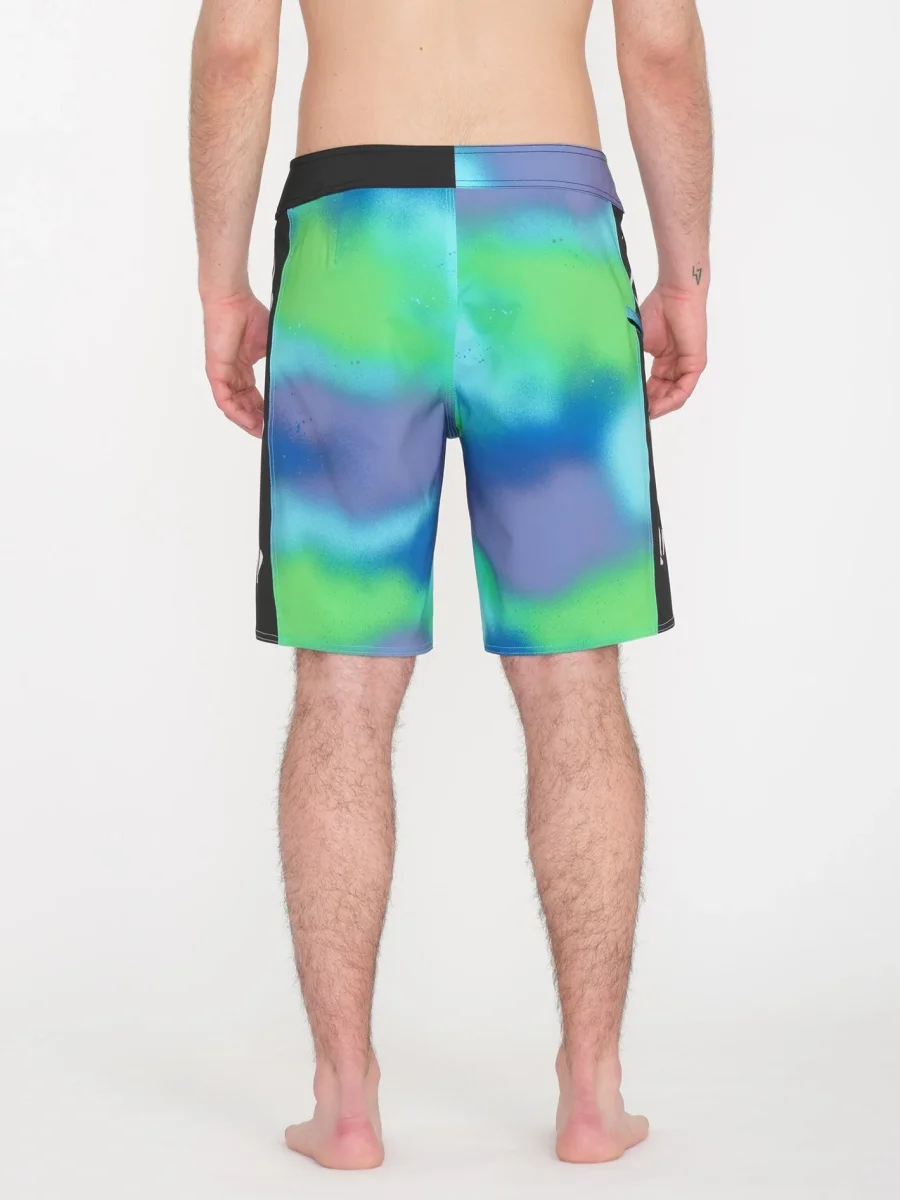 Boardshort Lido Iconic Mod 19" - ELECTRIC GREEN – Image 2