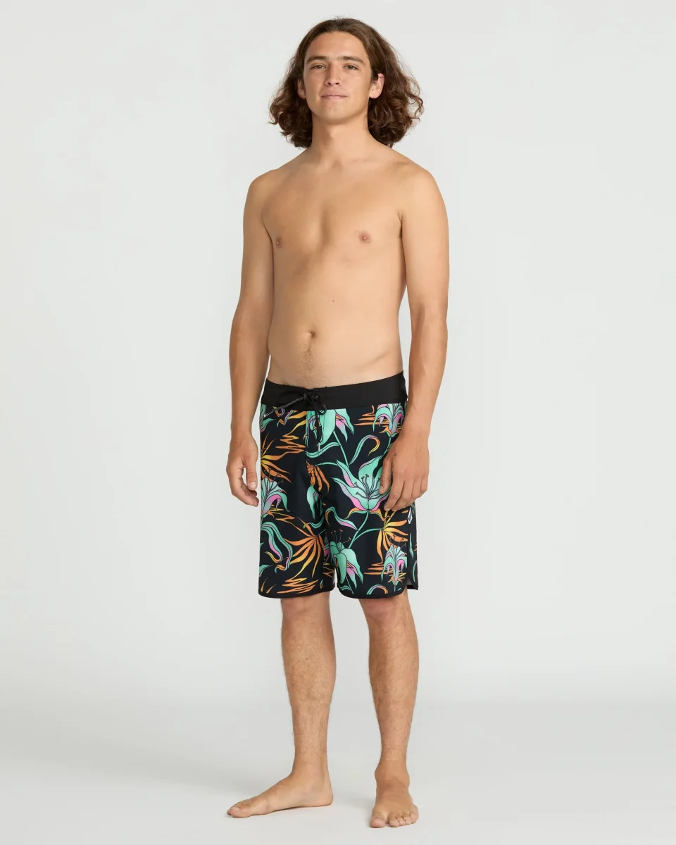 Boardshort Infuse Scallop Mod 19" - Black Green – Image 3