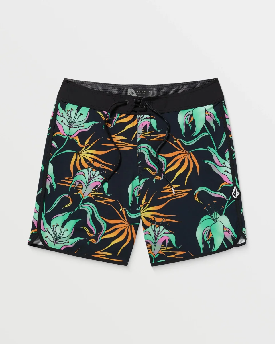 Boardshort Infuse Scallop Mod 19" - Black Green – Image 6